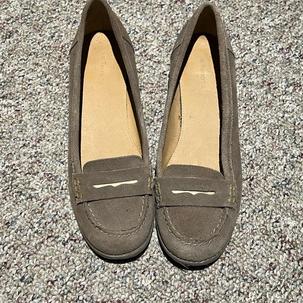 Brown Suede Loafers for Women